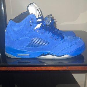Air Jordan 5 : Retro Blue Suede (No Box)